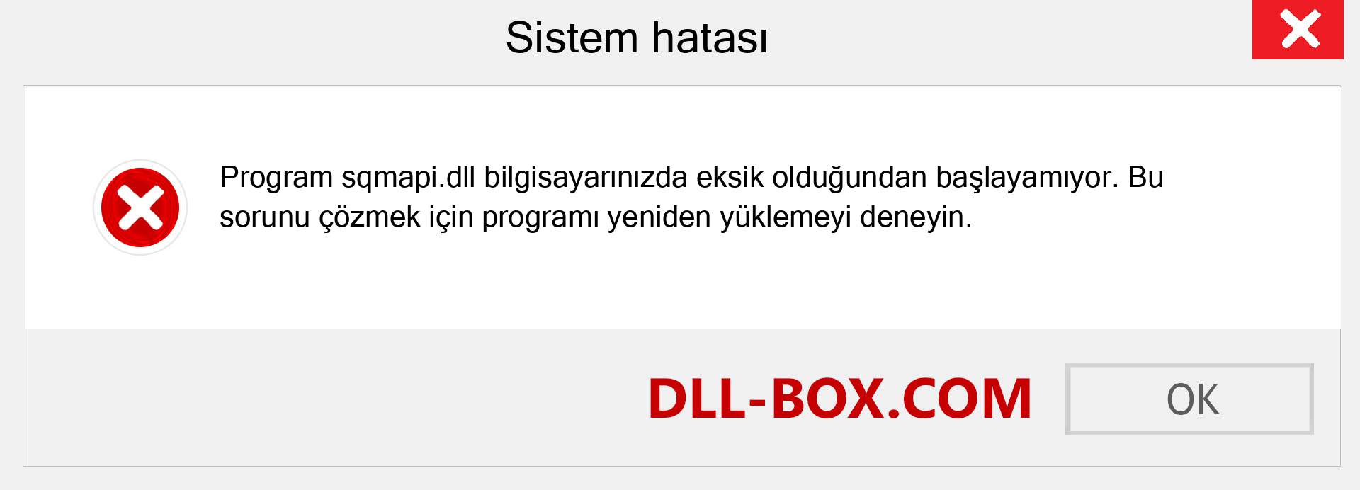 sqmapi.dll dosyası eksik mi? Windows 7, 8, 10 için İndirin - Windows'ta sqmapi dll Eksik Hatasını Düzeltin, fotoğraflar, resimler